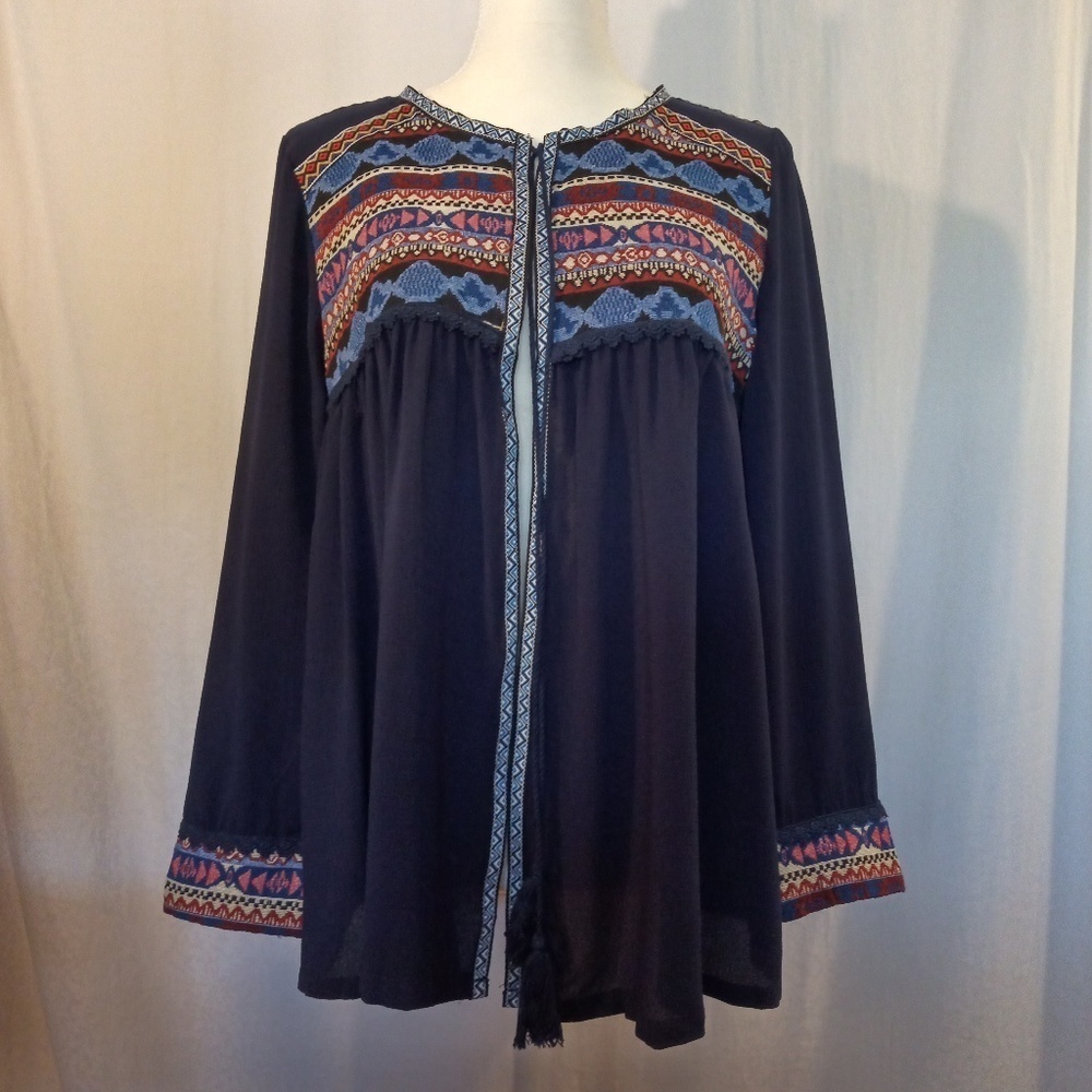 ARIANA By Howard's Sheer Top Sz S/M